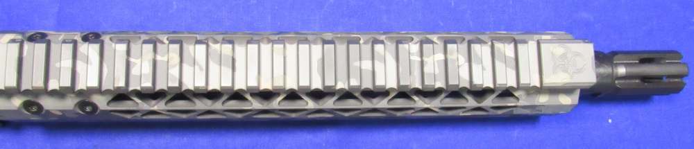 Black Rain 10.5" 5.56 Complete AR-15 Upper Receiver w/  Grey Laser Camo-img-6
