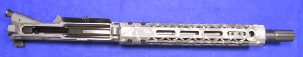 Black Rain 10.5" 5.56 Complete AR-15 Upper Receiver w/  Grey Laser Camo-img-7
