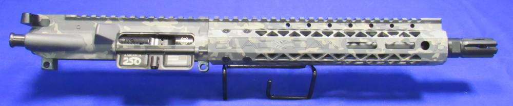 Black Rain 10.5" 5.56 Complete AR-15 Upper Receiver w/  Grey Laser Camo-img-0