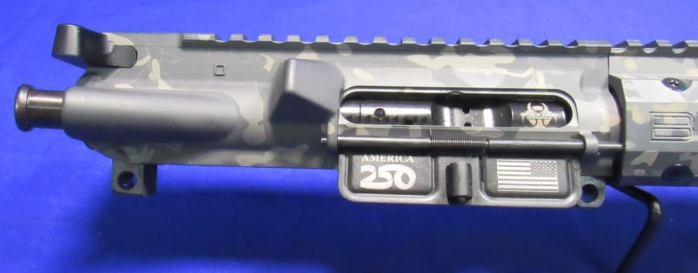 Black Rain 10.5" 5.56 Complete AR-15 Upper Receiver w/  Grey Laser Camo-img-1