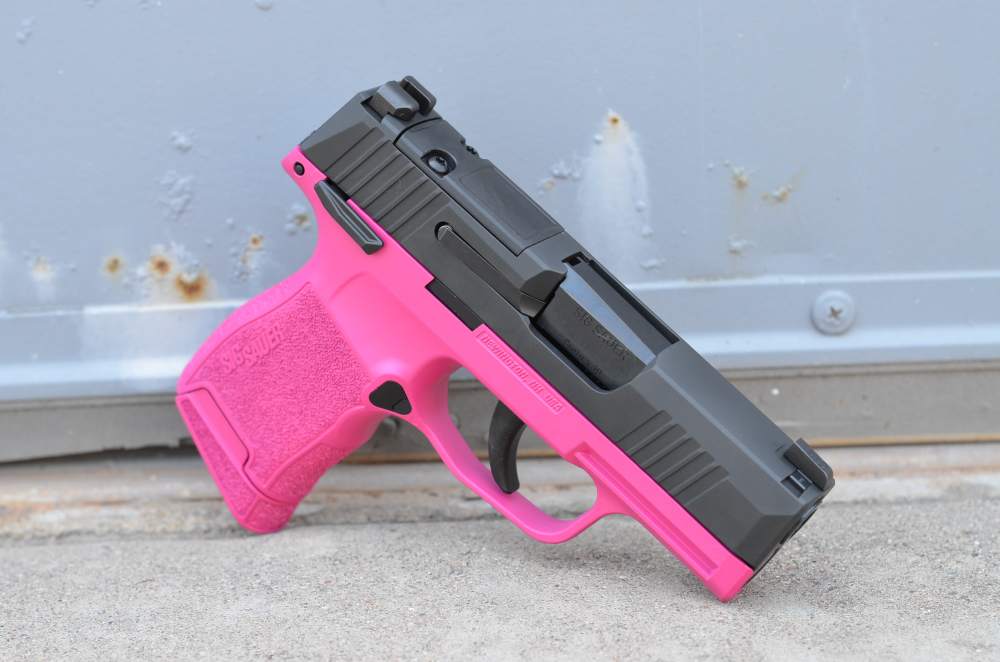 Sig Sauer P365 MS X-Werks Hot Pink Xray3 night sights Optic Ready M Safety-img-1