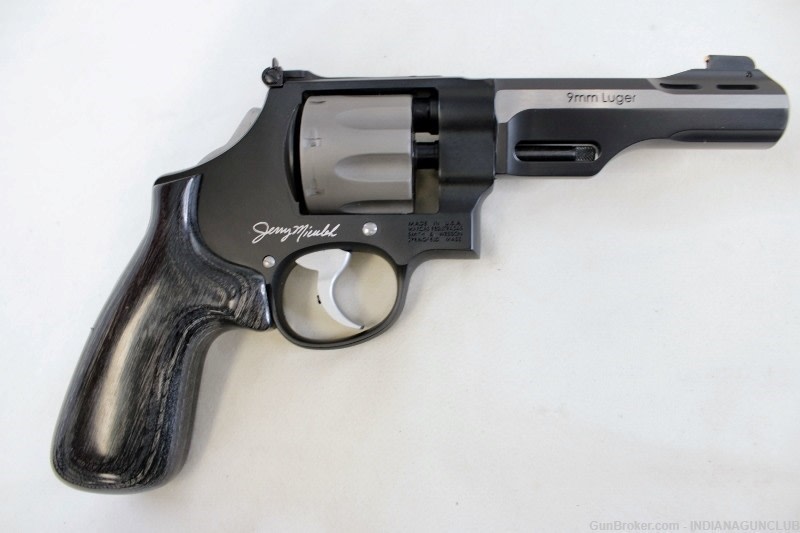 NIB SMITH & WESSON MODEL 327 JM PC 9MM 5" CASE-img-0
