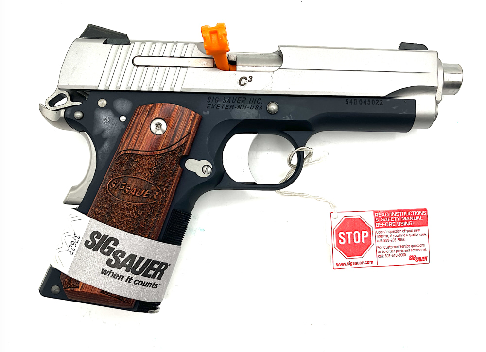 SIG SAUER 1911 (45 ACP) C3 Two Tone Contrast FACTORY NEW IN BOX PERFECTION-img-8