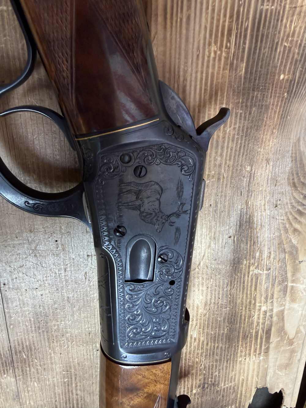 *Collector's* 24" 44 W.C.F Engraved Winchester 1892 Deluxe w/Octagon Barrel-img-3
