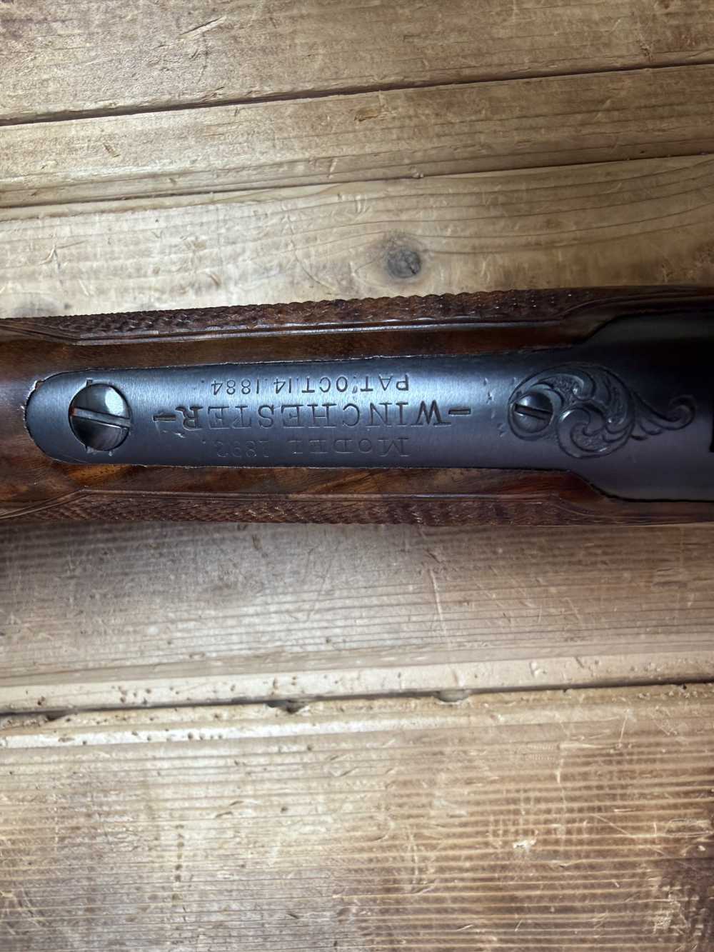 *Collector's* 24" 44 W.C.F Engraved Winchester 1892 Deluxe w/Octagon Barrel-img-10