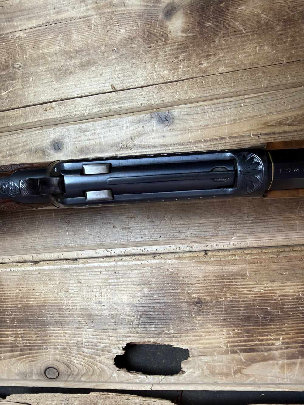 *Collector's* 24" 44 W.C.F Engraved Winchester 1892 Deluxe w/Octagon Barrel-img-12