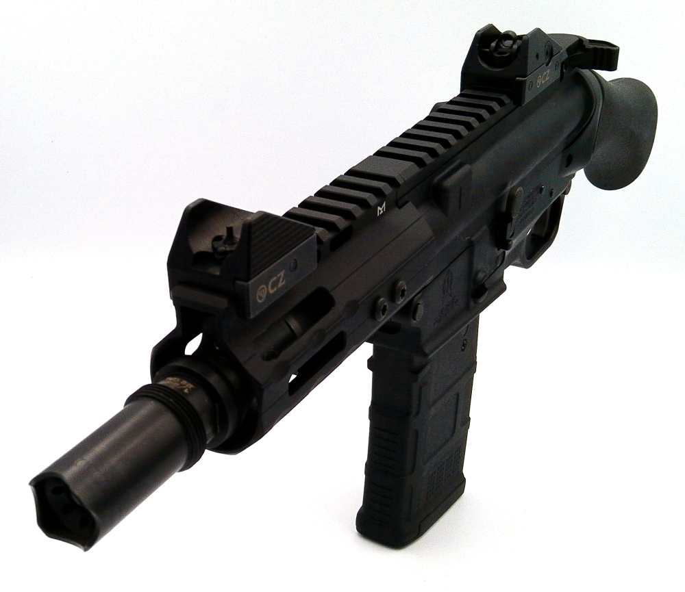 New Fightlite SCR 5.56mm Semi-Auto Pistol .223 w/Sights & Suppressor Mount-img-0