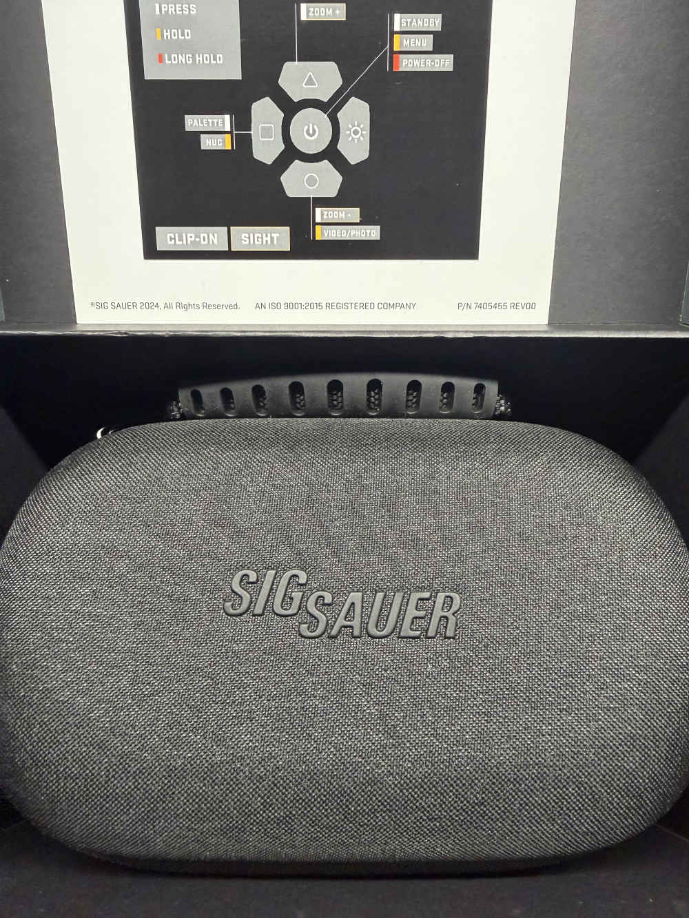 NIB SIG SAUER ECHO CV25 Clip-On 1X25mm Thermal Rifle Scope SOEC22100 -img-3
