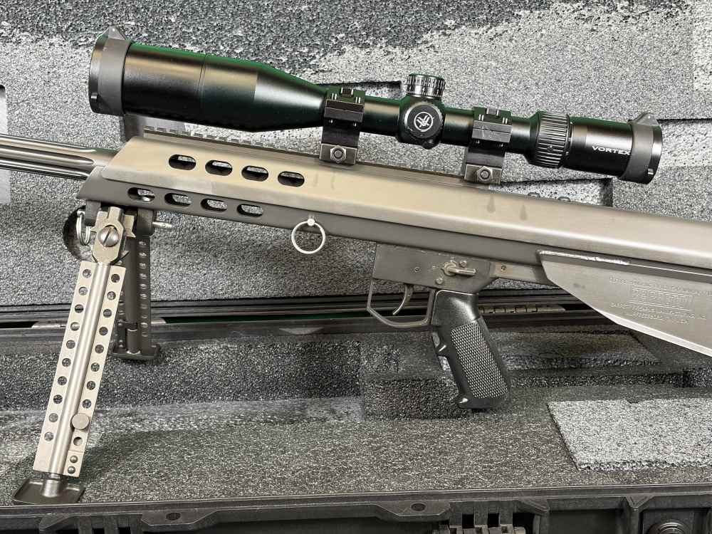 NEW TO YOU! BARRETT M95 .50BMG WITH VORTEX DIAMONDBACK MOUNTED SCOPE -img-12