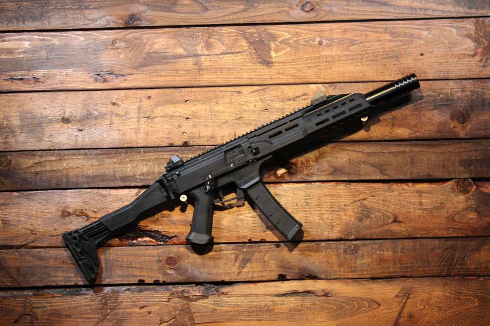 CZ-USA Scorpion Evo 3 S1 Carbine 9mm Luger Full Length bbl Faux Silencer-img-0