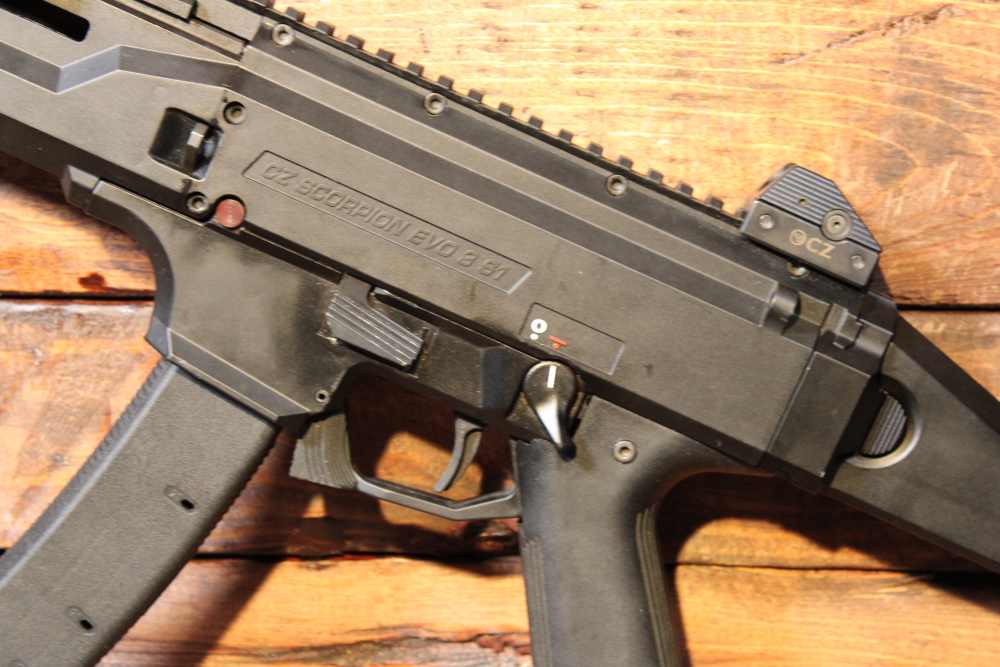 CZ-USA Scorpion Evo 3 S1 Carbine 9mm Luger Full Length bbl Faux Silencer-img-16