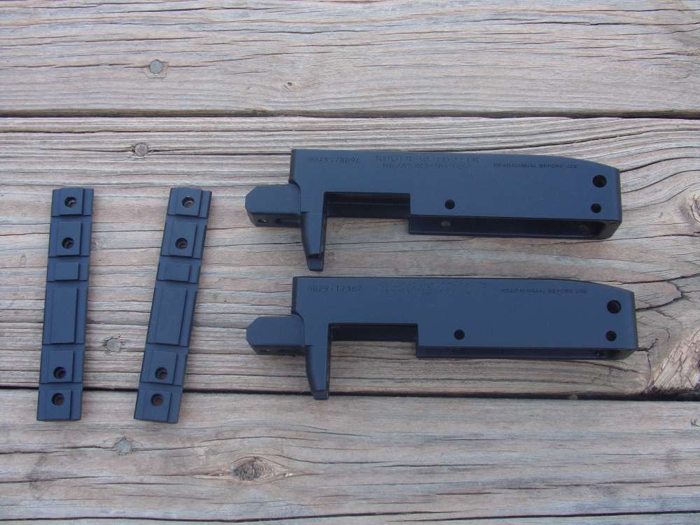 Ruger 10/22 receiver pair,  2 NEW factory stripped receivers 22LR W/ mounts-img-0