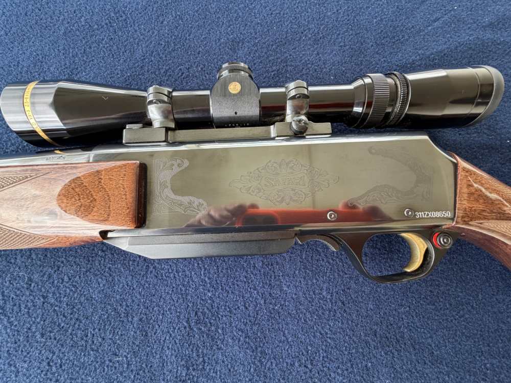 99+% Mint  Browning BAR Safari Mark II .30-06, Gloss Leupold Scope-img-2
