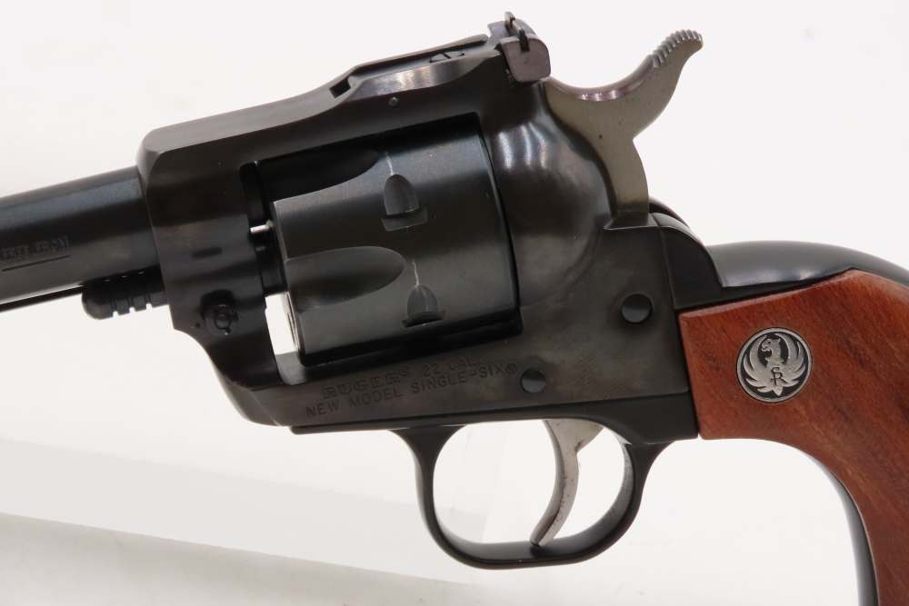 RUGER New Model SINGLE SIX .22 LRRF Single Action CONVERTIBLE Revolver C&R -img-4