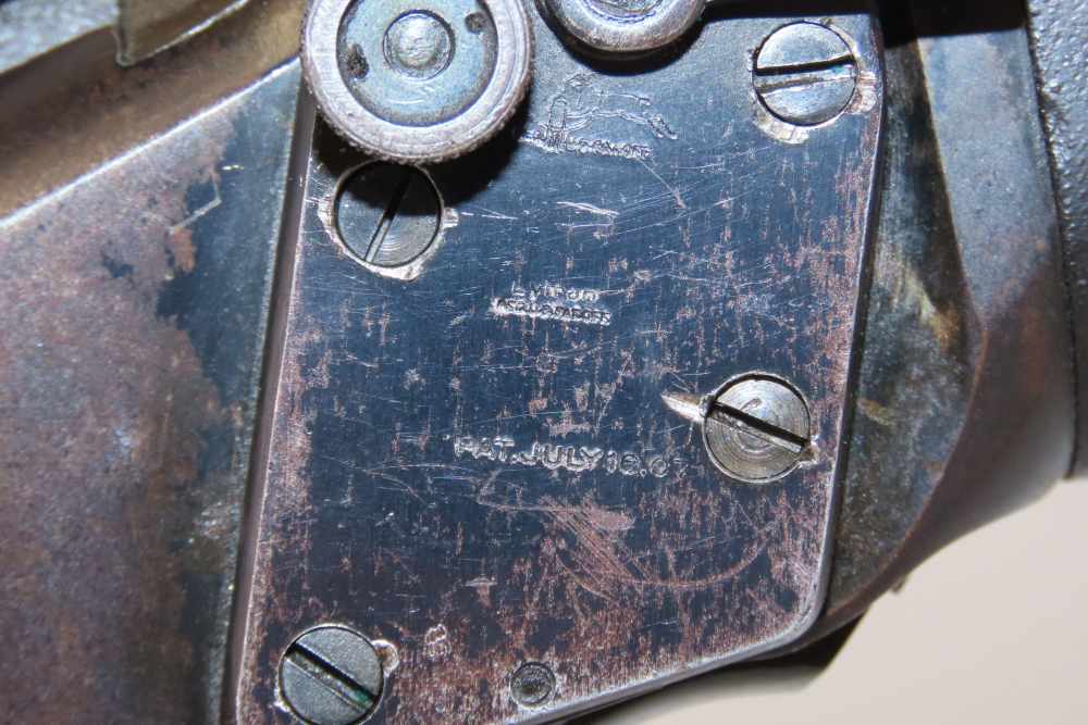 FLAMING BOMB Marked U.S. WINCHESTER M1885 .22 Short WINDER Musket C&R-img-5