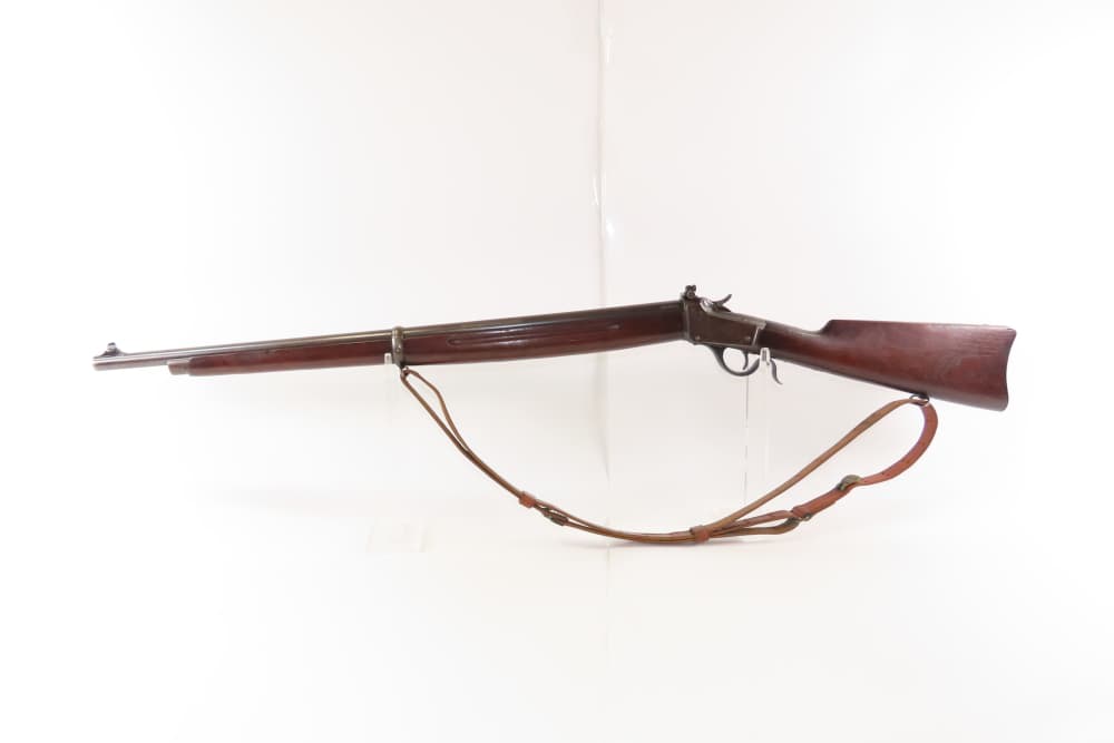 FLAMING BOMB Marked U.S. WINCHESTER M1885 .22 Short WINDER Musket C&R-img-16