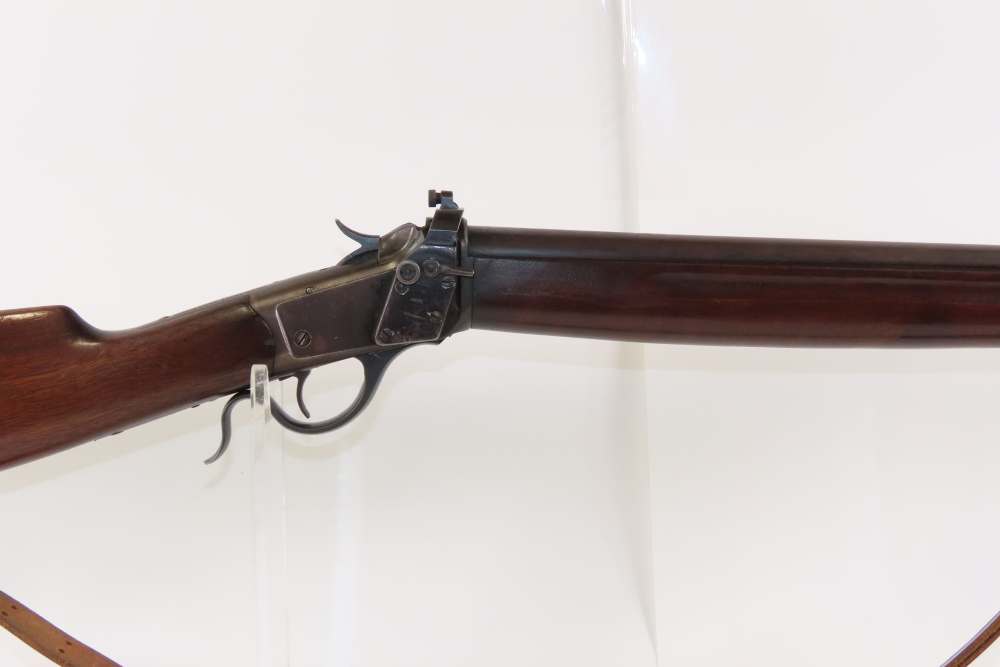 FLAMING BOMB Marked U.S. WINCHESTER M1885 .22 Short WINDER Musket C&R-img-3