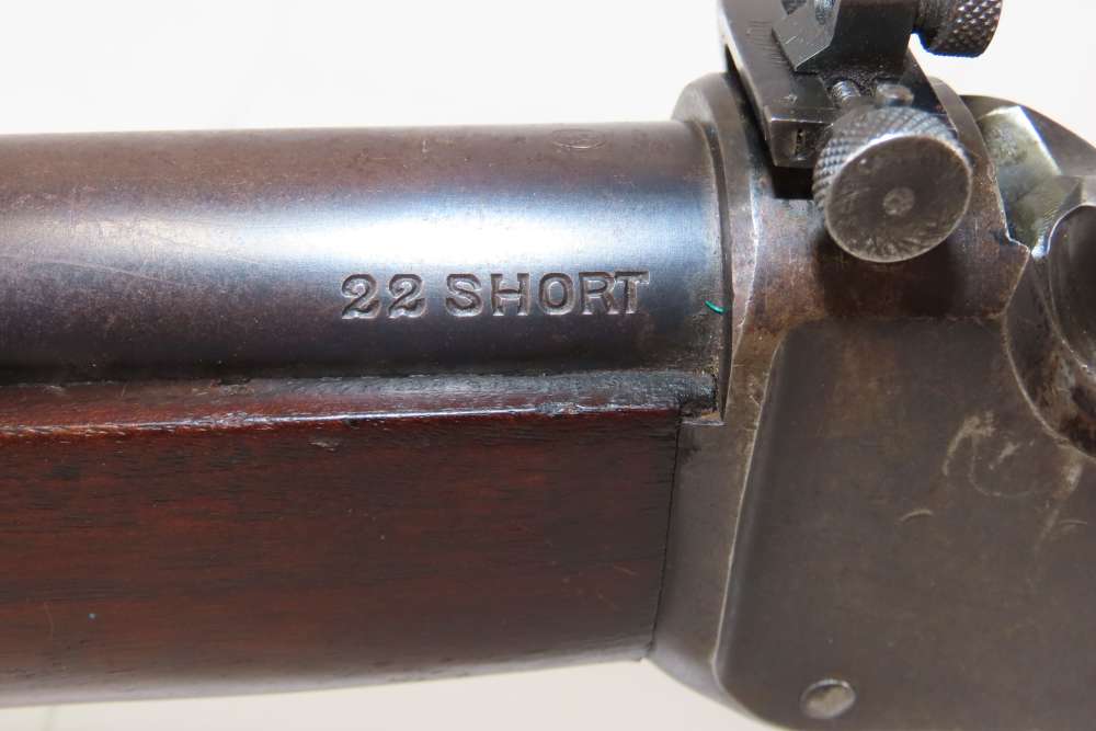 FLAMING BOMB Marked U.S. WINCHESTER M1885 .22 Short WINDER Musket C&R-img-14