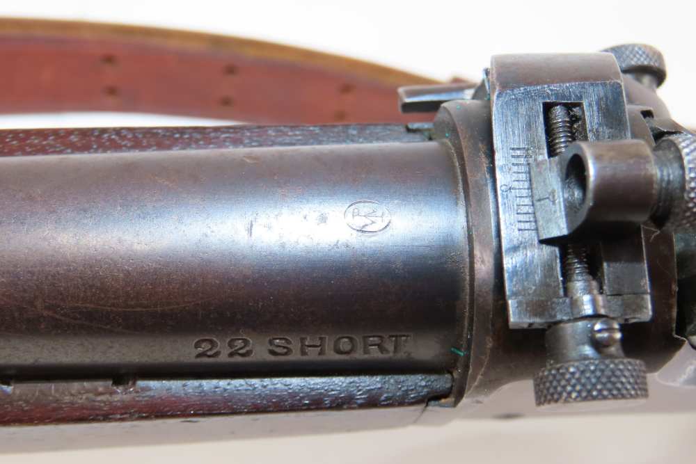 FLAMING BOMB Marked U.S. WINCHESTER M1885 .22 Short WINDER Musket C&R-img-13