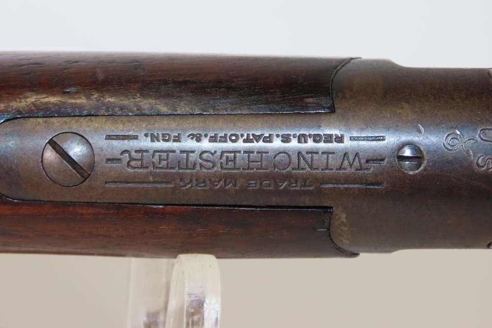 FLAMING BOMB Marked U.S. WINCHESTER M1885 .22 Short WINDER Musket C&R-img-9