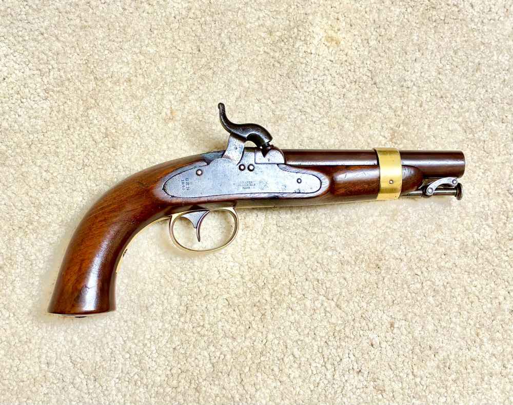 U.S.NAVY Model 1842 .54 PISTOL AMES !843/1843 Very Good-img-0