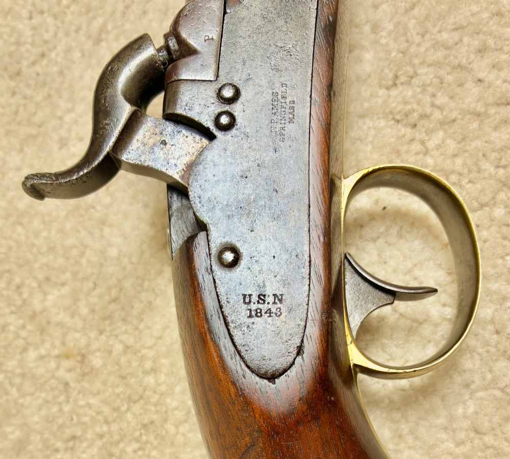 U.S.NAVY Model 1842 .54 PISTOL AMES !843/1843 Very Good-img-4