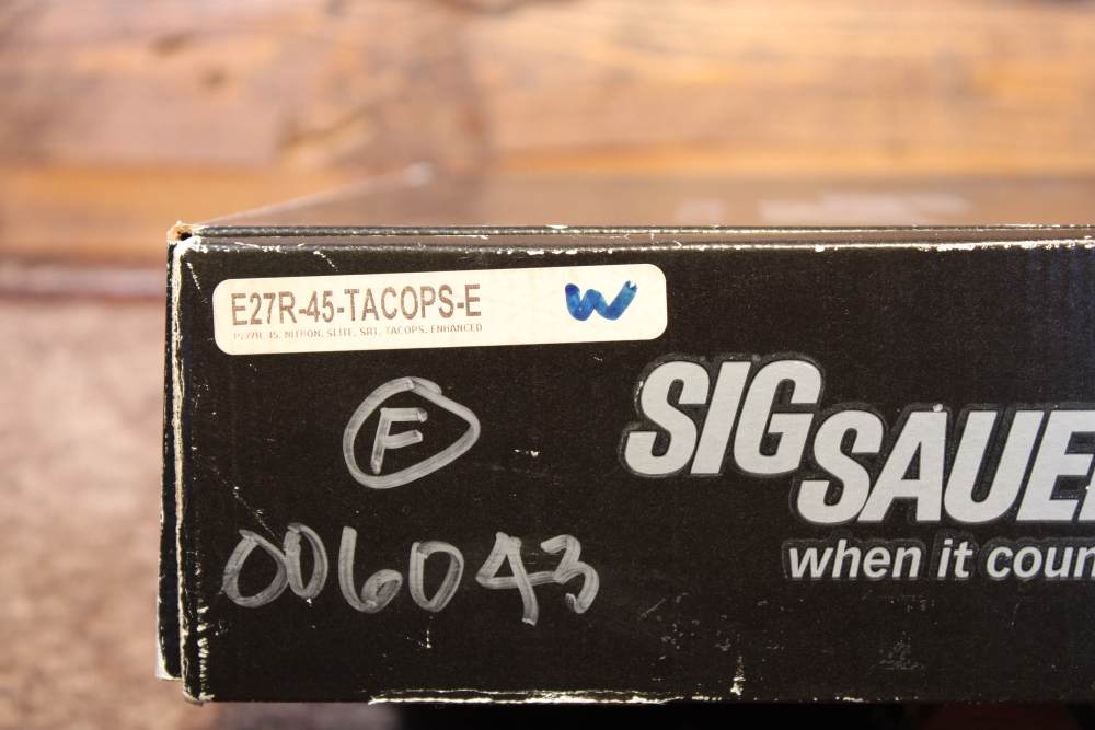 Sig Sauer P227 Tac Ops .45 acp 4" bbl w/ Box Five Magazines-img-26