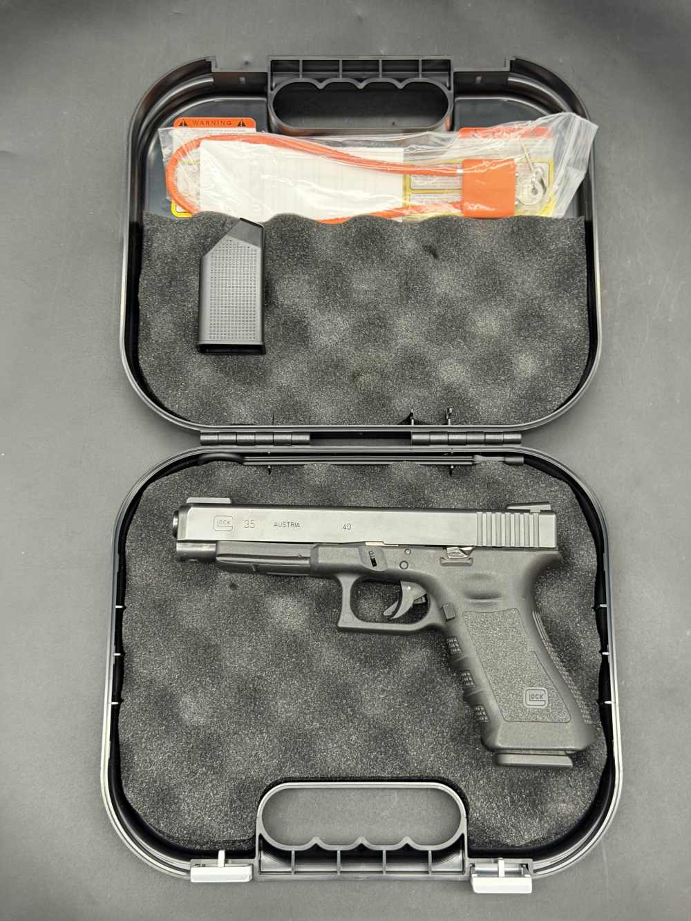 Glock G35 .40 S&W 40S&W GEN 3  5.31" Fiber Optic Sights w/ Box 35 Layaway-img-0