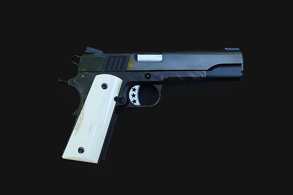 Cabot Guns S100 Black Ice/Case Hardened .45 ACP - As New - 2018-img-0
