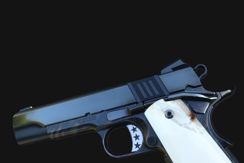 Cabot Guns S100 Black Ice/Case Hardened .45 ACP - As New - 2018-img-13