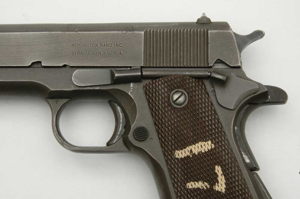 WW2 U.S. Army Remington Rand 1911A1 .45 acp. 1945 mfg. Nice! 1911 NO RES.-img-6