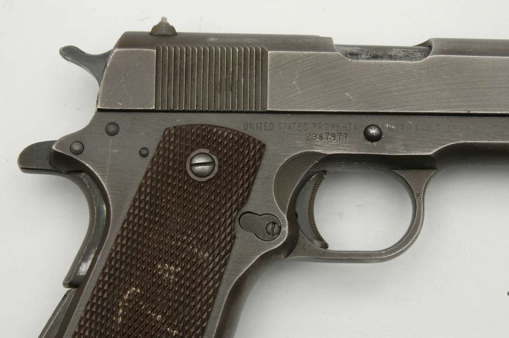 WW2 U.S. Army Remington Rand 1911A1 .45 acp. 1945 mfg. Nice! 1911 NO RES.-img-3