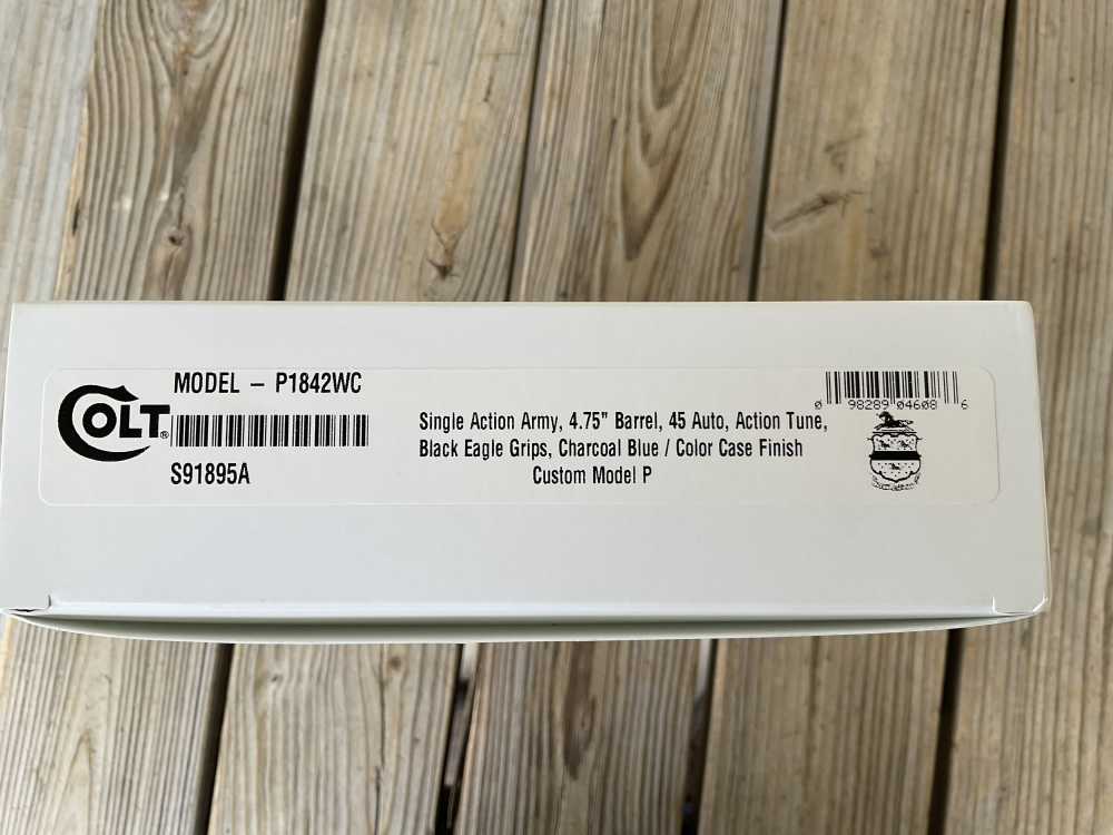 Colt Single Action Army SAA, Custom Shop Order, .45ACP, 3 Consecutive s/n’s-img-11