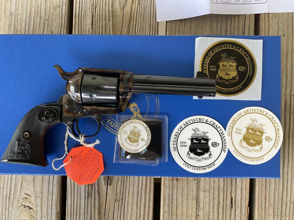 Colt Single Action Army SAA, Custom Shop Order, .45ACP, 3 Consecutive s/n’s-img-2