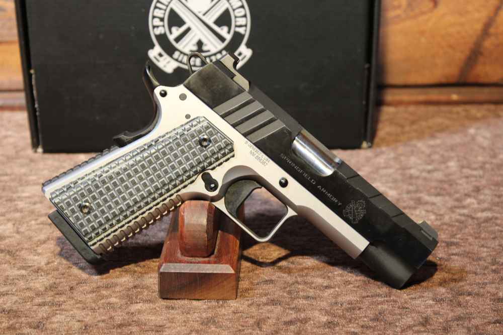 Springfield 1911 Emissary 9mm Luger 4" bbl Steel Frame Square Trigger Guard-img-0
