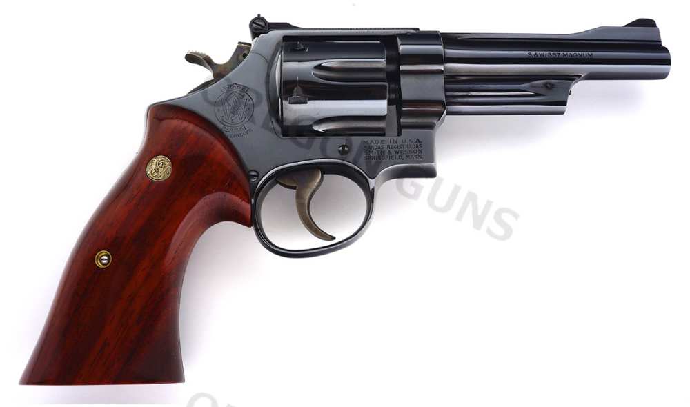 SMITH & WESSON MODEL 27-2 TARGET 357 MAG REVOLVER 5" BARREL MFG 1975 C&R OK-img-1