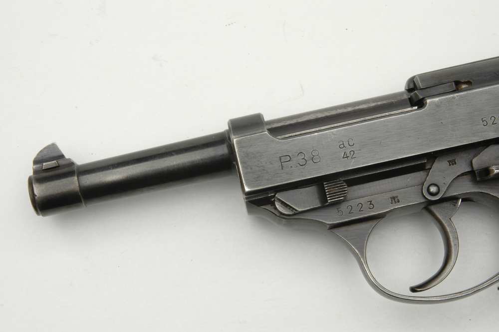 WW2 Walther P38 9mm "ac 42" German Waffenamt 1942 mfg. P-38 Matching NO RES-img-7
