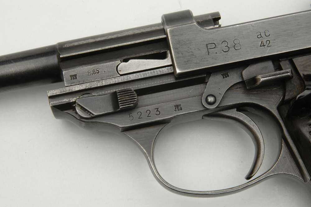 WW2 Walther P38 9mm "ac 42" German Waffenamt 1942 mfg. P-38 Matching NO RES-img-8