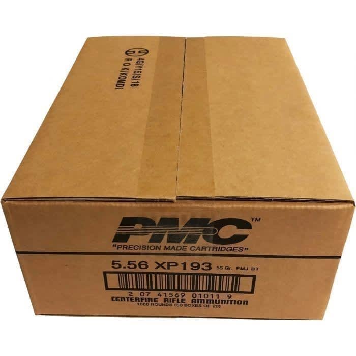 PMC X-TAC 5.56 55gr 556X FMJ M193 1000 Rnd XM193 federal lake city-img-0