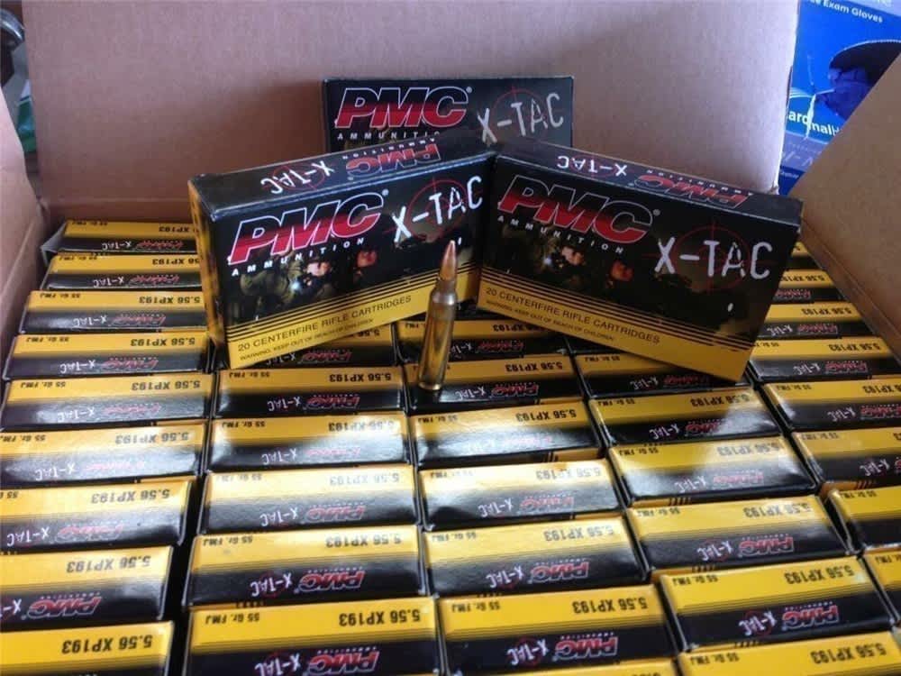 PMC X-TAC 5.56 55gr 556X FMJ M193 1000 Rnd XM193 federal lake city-img-1