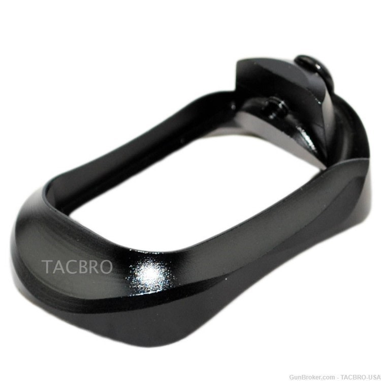 TACBRO Black (Gen 1/2/3/4) Aluminum Mag Well For Glock 17/22/24/31/34/35/37-img-1