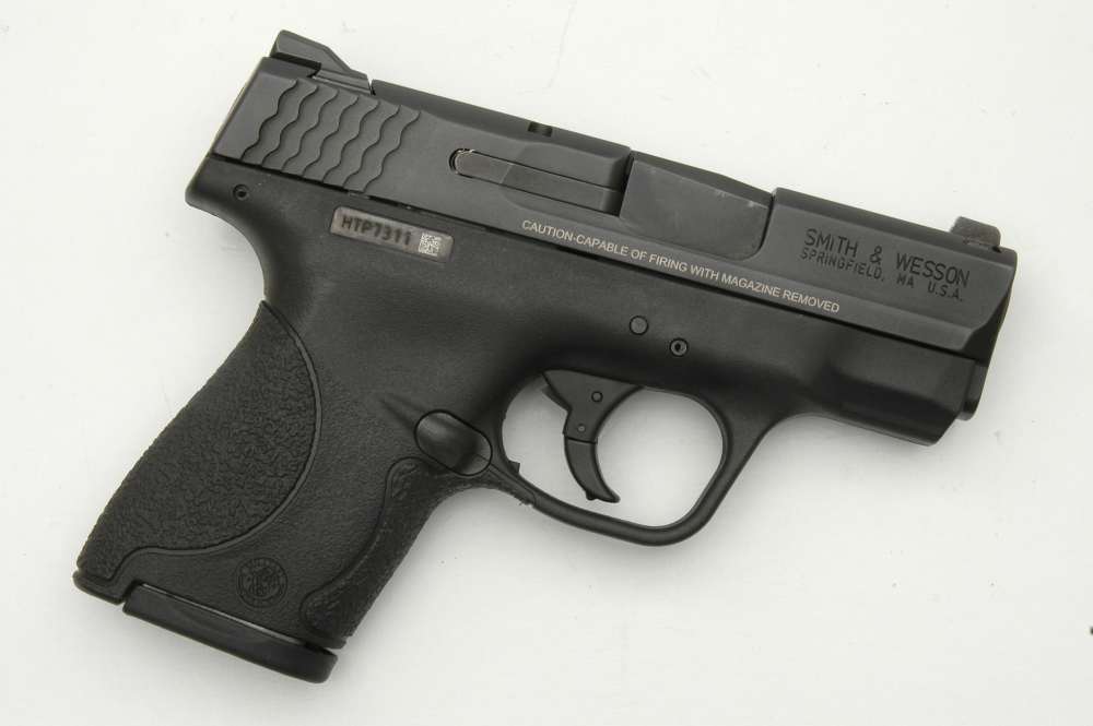 Smith & Wesson S&W M&P 9 Shield 9mm 2014 mfg. LNIB 4-Mags Compact NO RES. -img-5