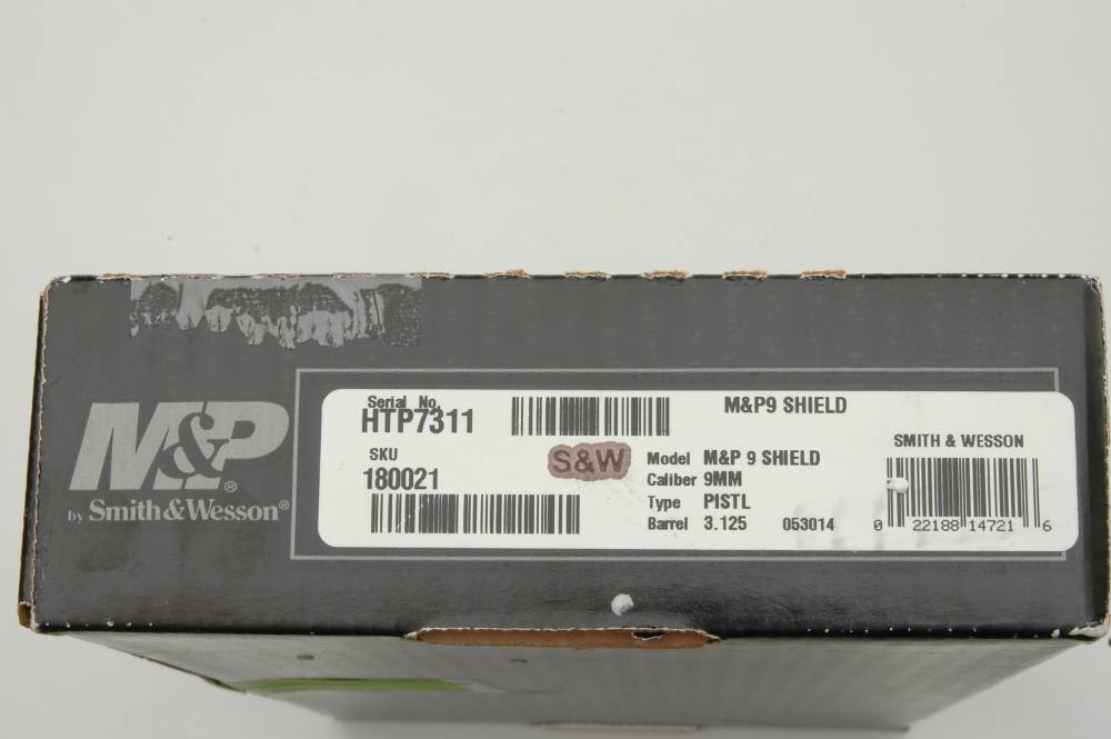 Smith & Wesson S&W M&P 9 Shield 9mm 2014 mfg. LNIB 4-Mags Compact NO RES. -img-3