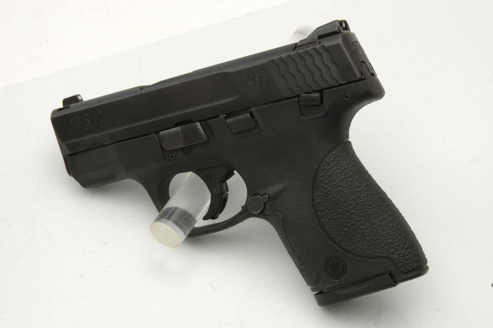 Smith & Wesson S&W M&P 9 Shield 9mm 2014 mfg. LNIB 4-Mags Compact NO RES. -img-13