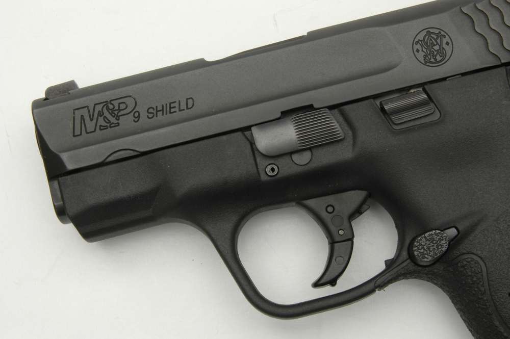 Smith & Wesson S&W M&P 9 Shield 9mm 2014 mfg. LNIB 4-Mags Compact NO RES. -img-9