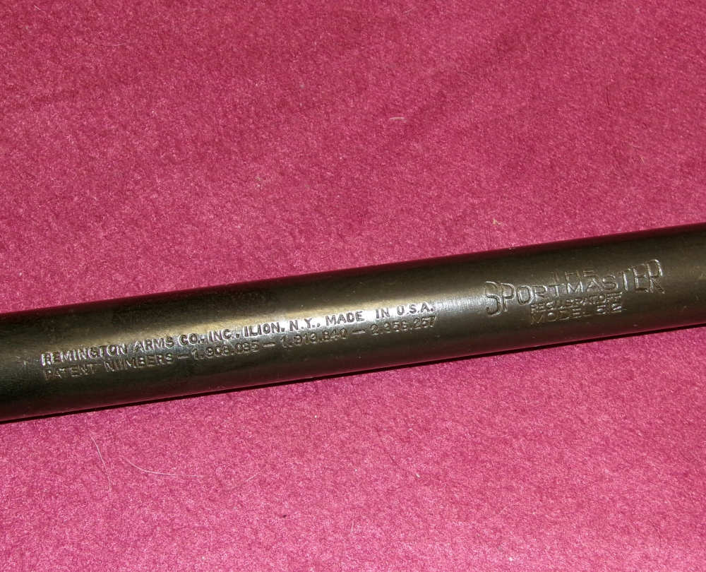REMINGTON MODEL 512 SPORTSMASTER 25" .22 S-L-LR BARREL & MAGAZINE RING-img-5