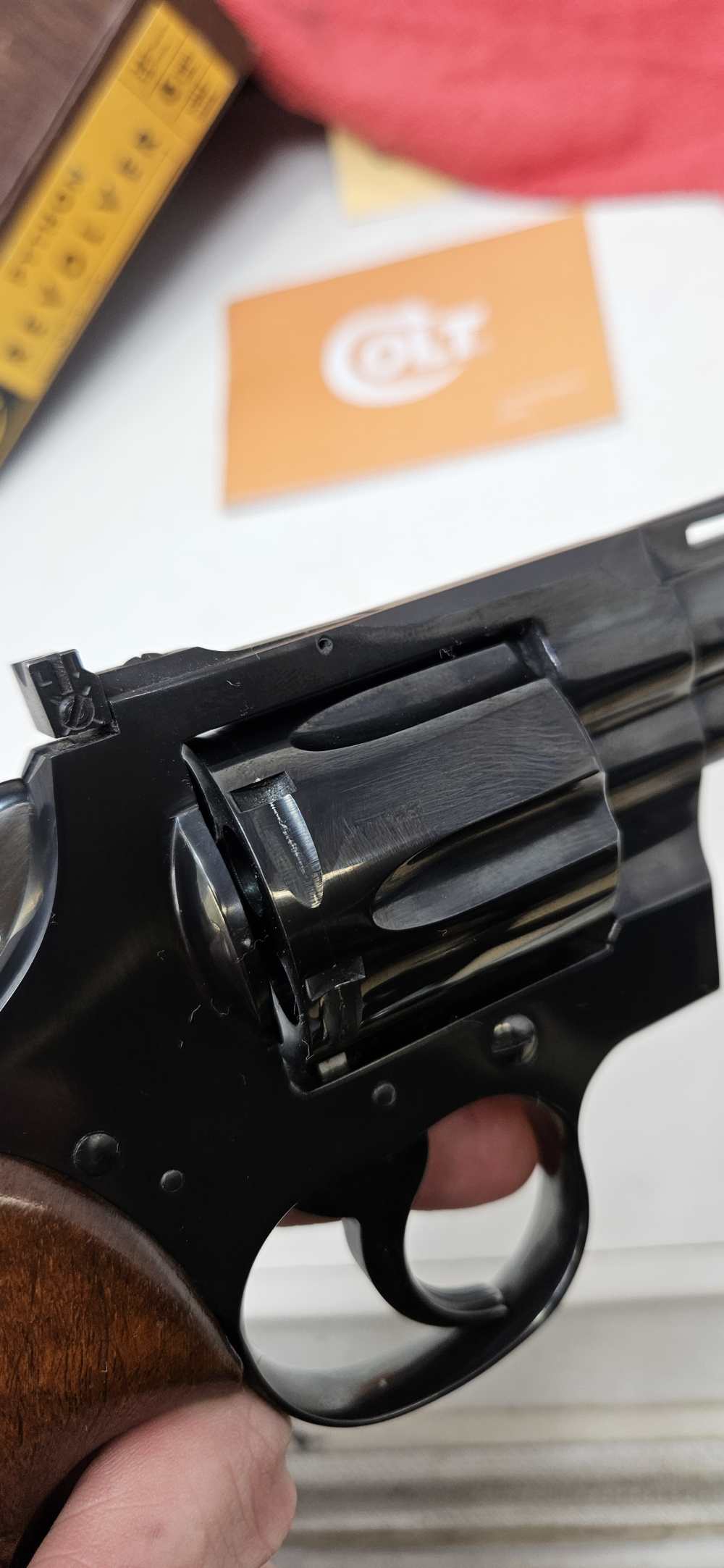 Colt Python .357 Magnum 6" Vent Rib 1966 Post-Transition - Box SN Match-img-15