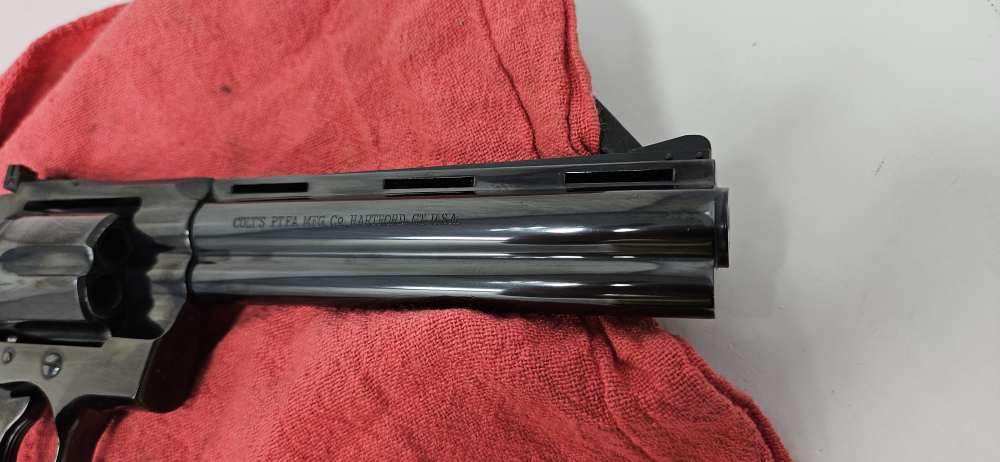 Colt Python .357 Magnum 6" Vent Rib 1966 Post-Transition - Box SN Match-img-18
