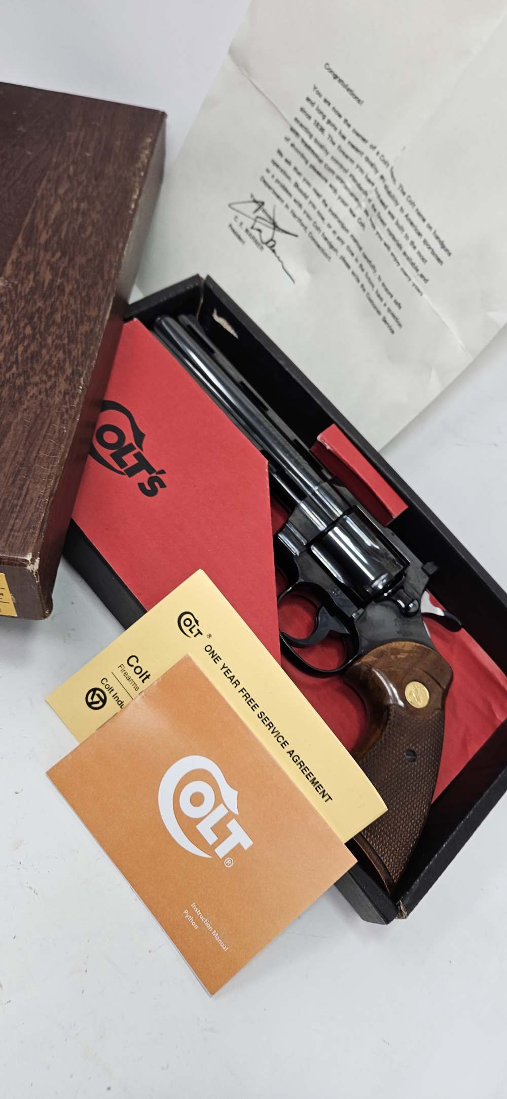 Colt Python .357 Magnum 6" Vent Rib 1966 Post-Transition - Box SN Match-img-27