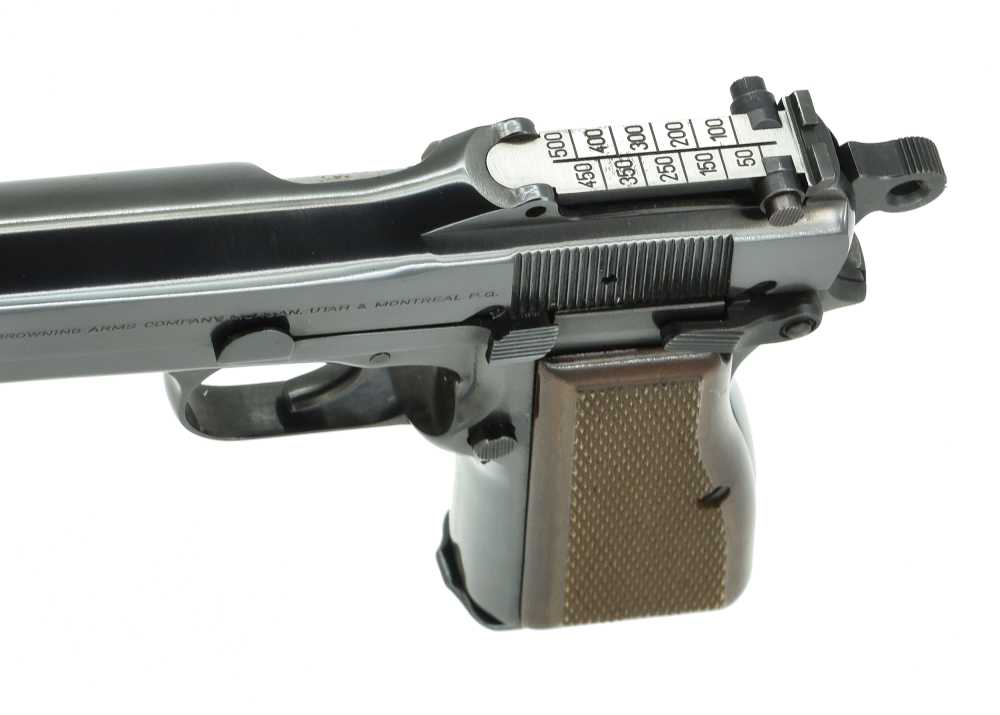 Browning Hi-Power MK-III 9mm Scarce Capitan Model with Tangent Sight -img-9